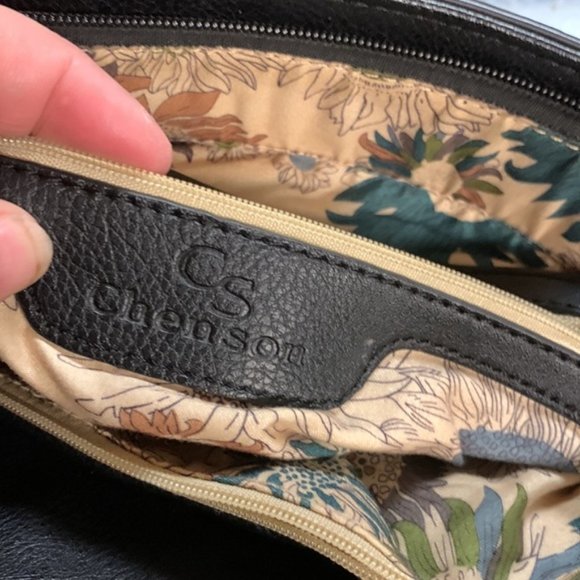 Chenson Black Studded Shoulder Bag with Crossbody Strap - Picture 5 of 5